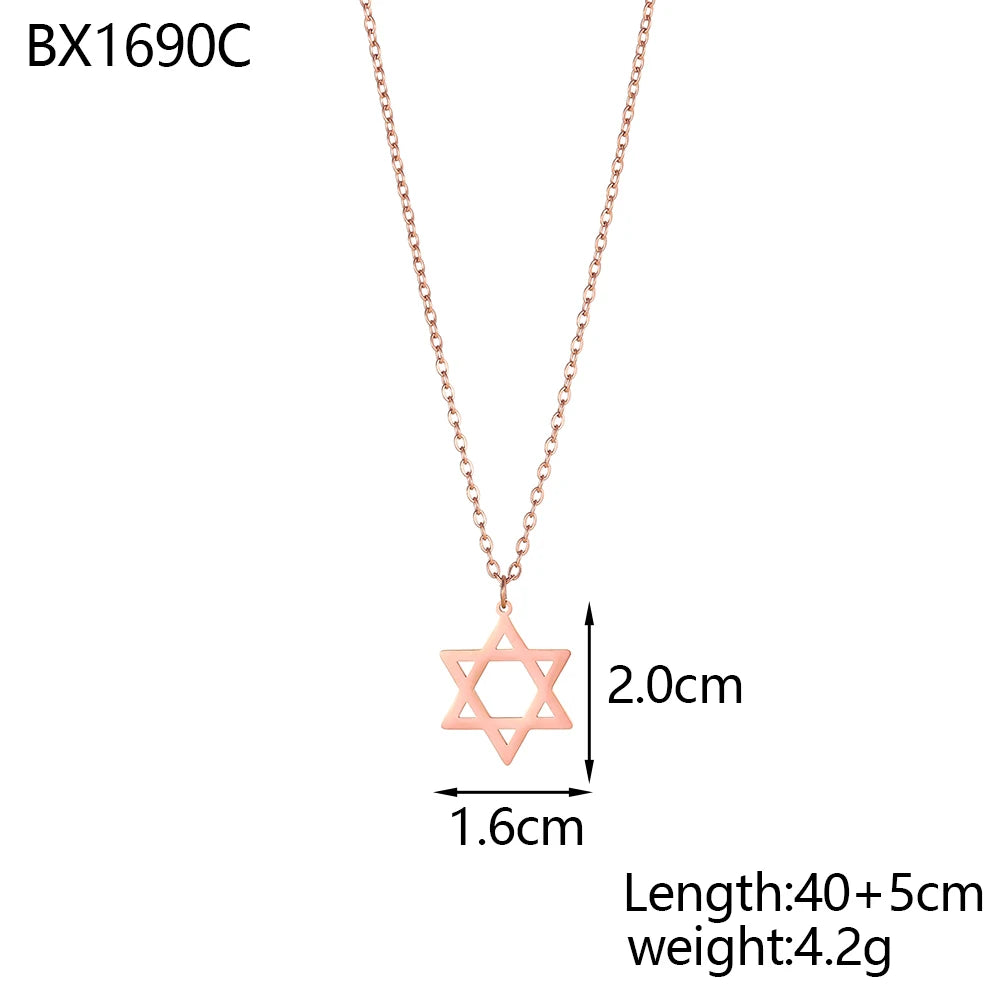 Stellar Hex Star Necklace