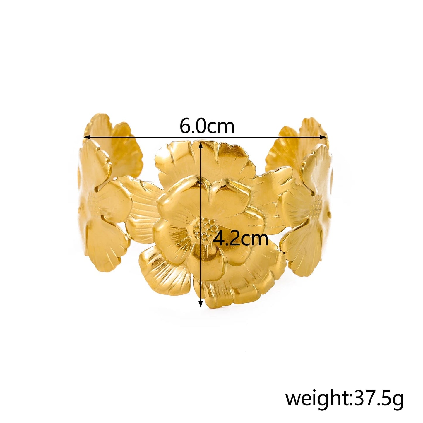 Nature Bloom Cuff Bracelet