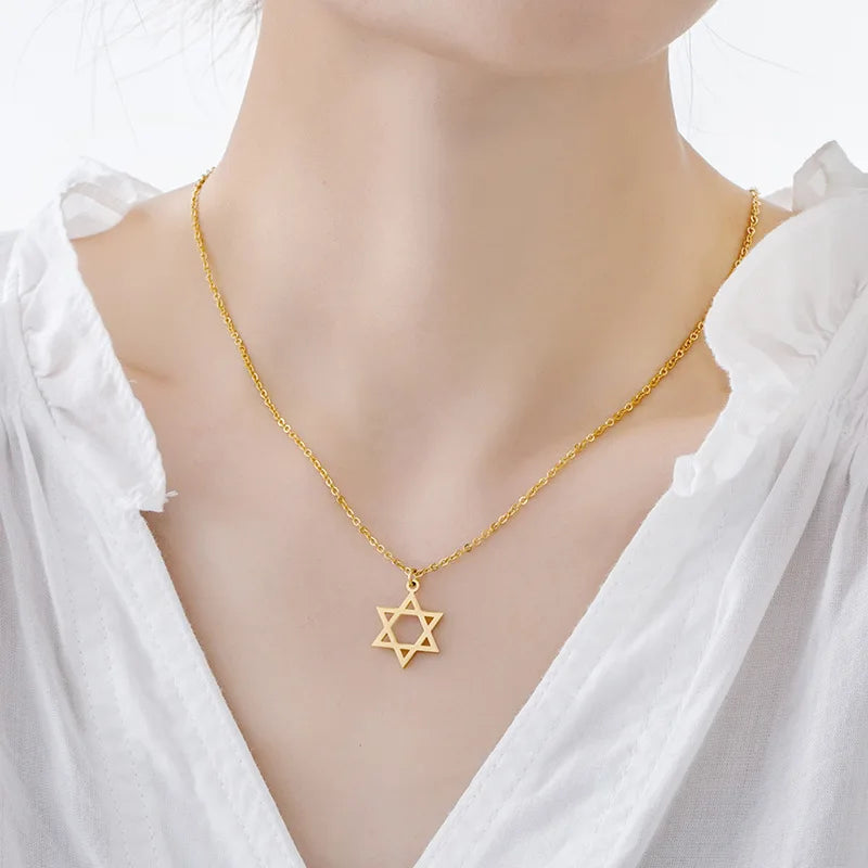 Stellar Hex Star Necklace