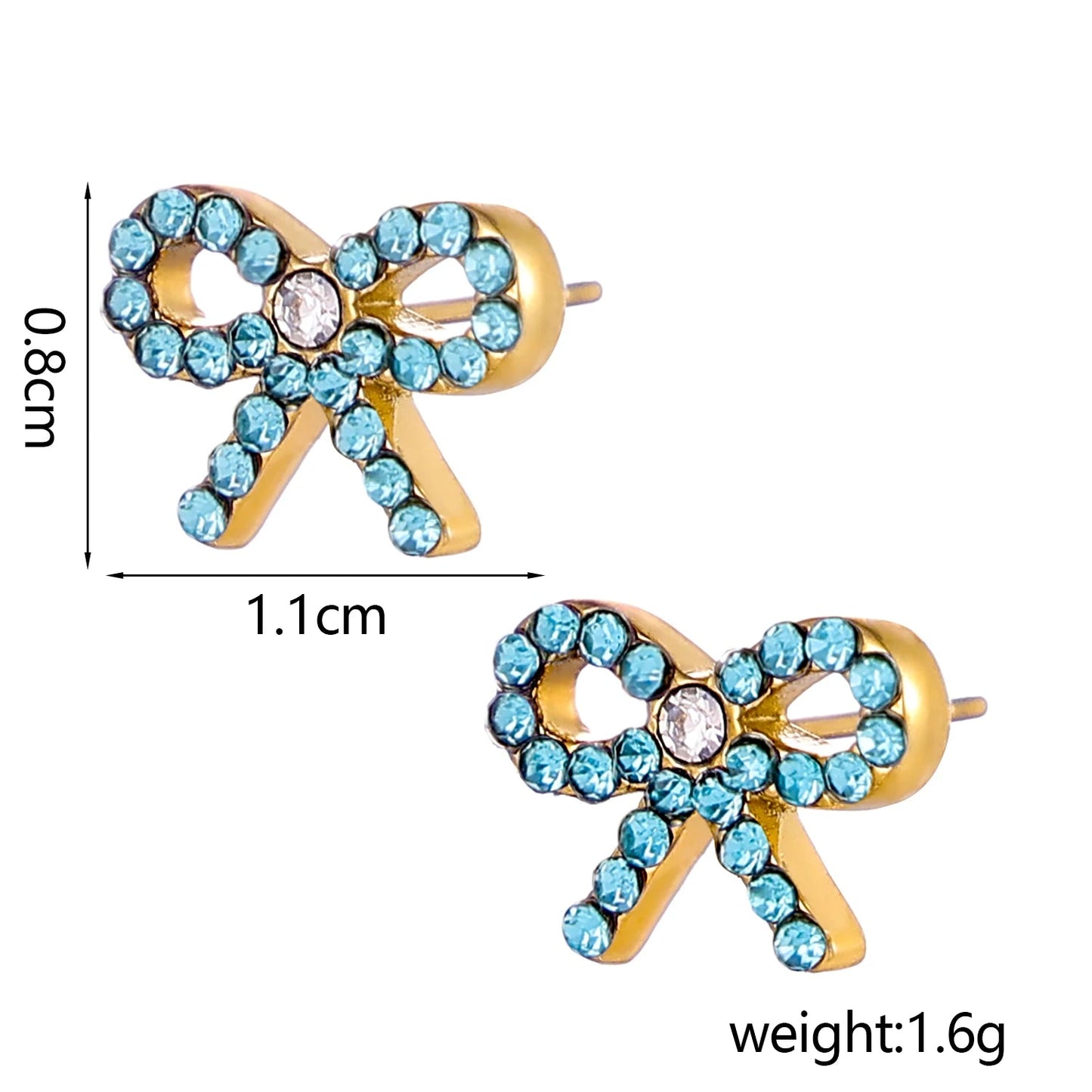 Twinkle Bow Studs