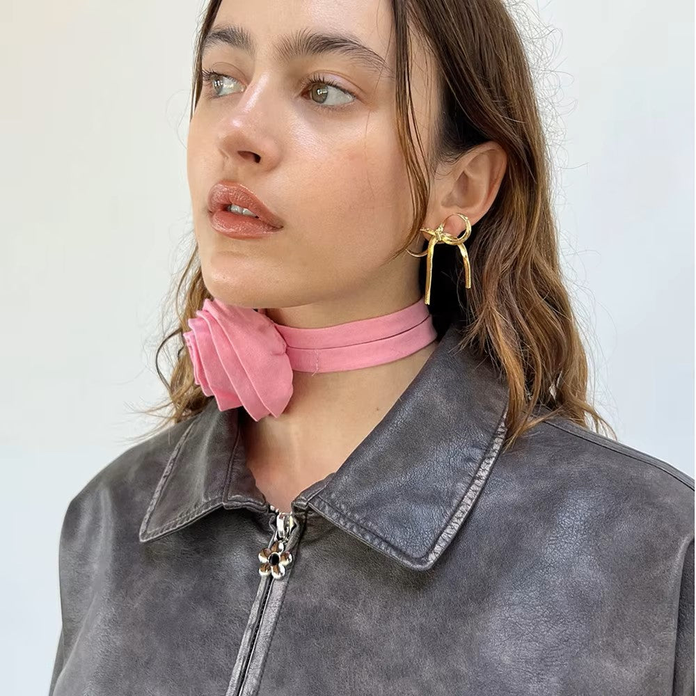 Ribbon Loop Earrings