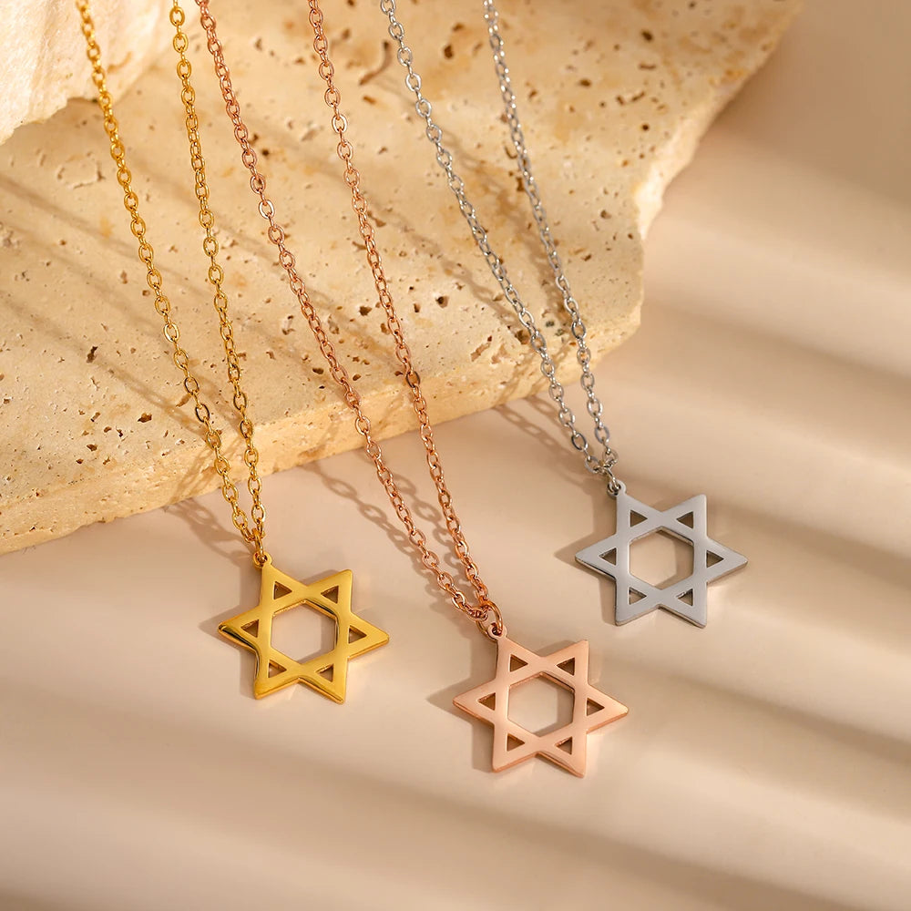 Stellar Hex Star Necklace