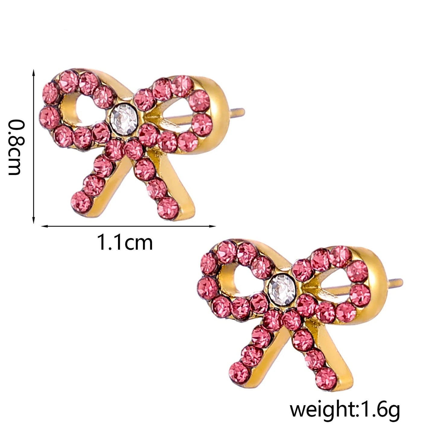 Twinkle Bow Studs