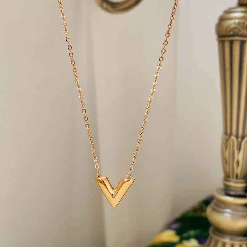 Victory V Necklace