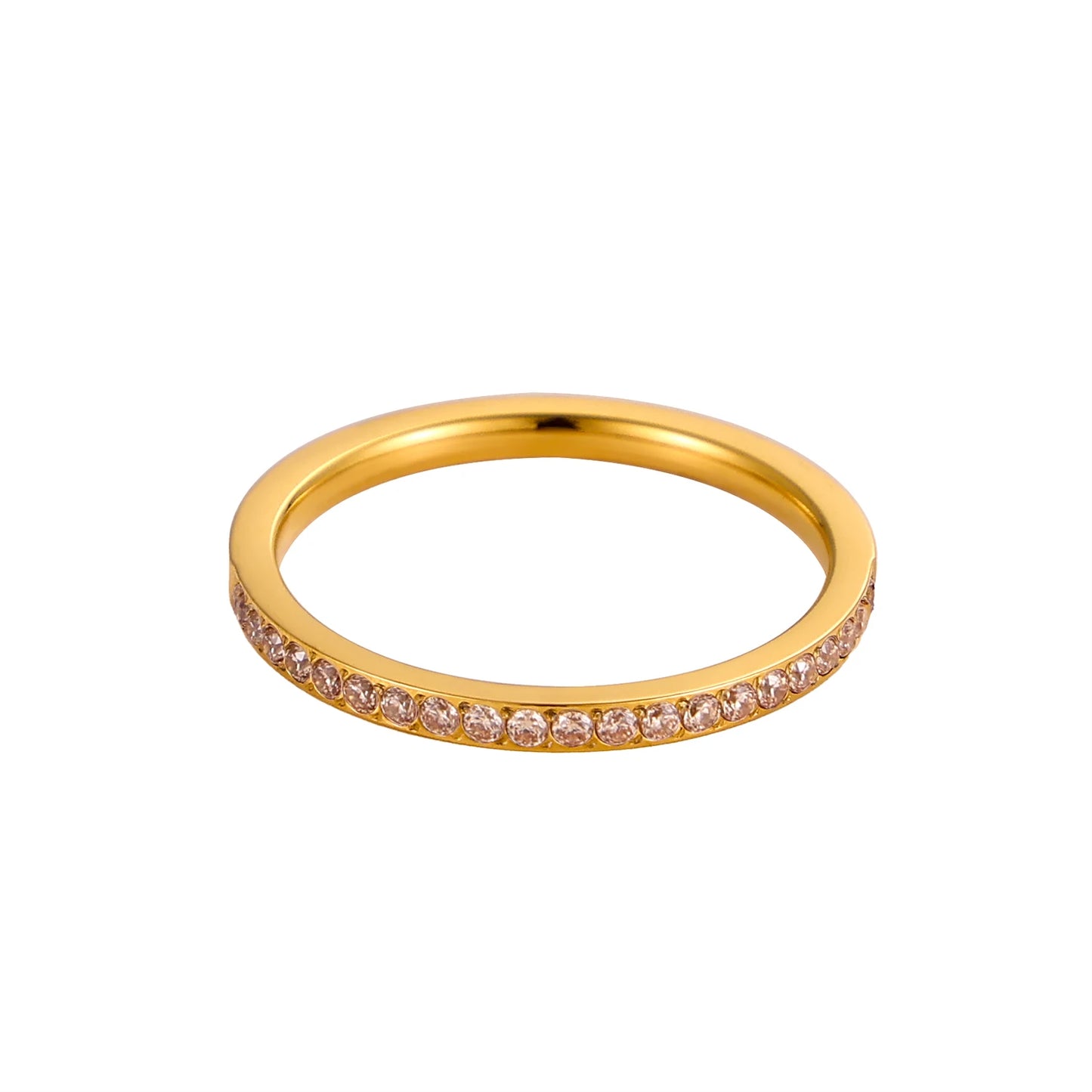 Mini Zircon Birthstone Ring