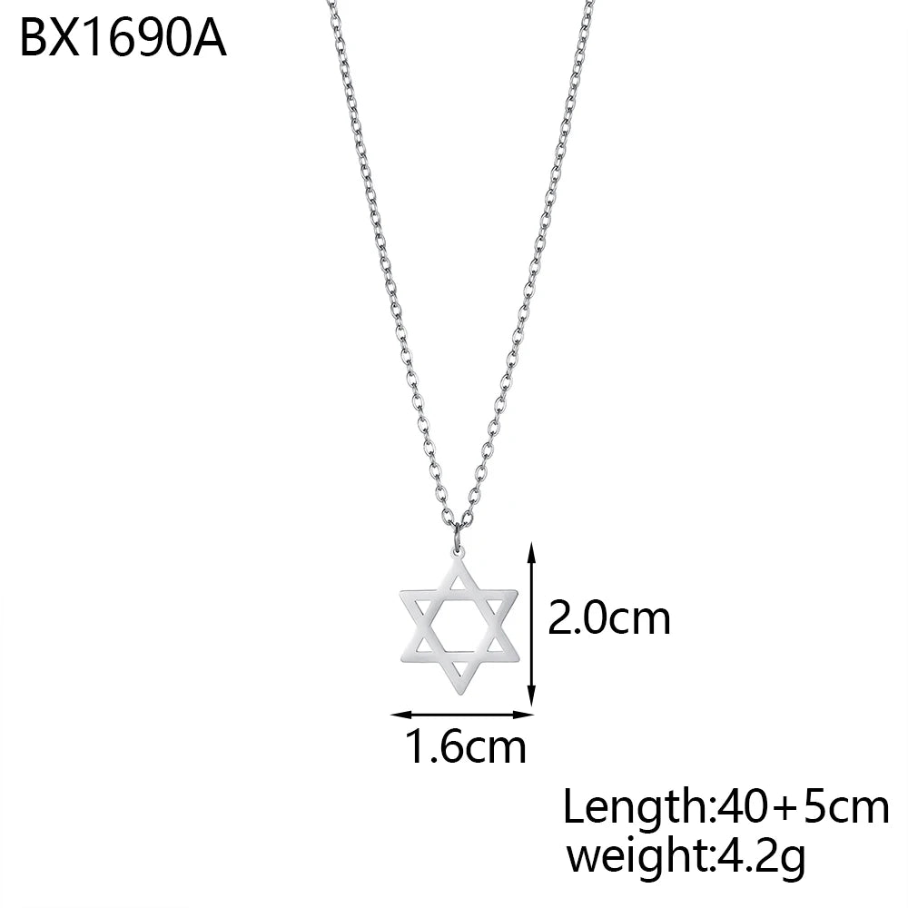 Stellar Hex Star Necklace