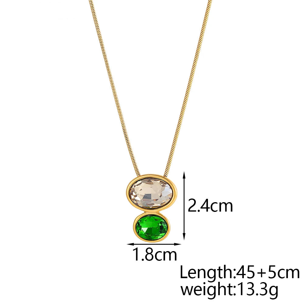 DuoGleam Pendant Necklace