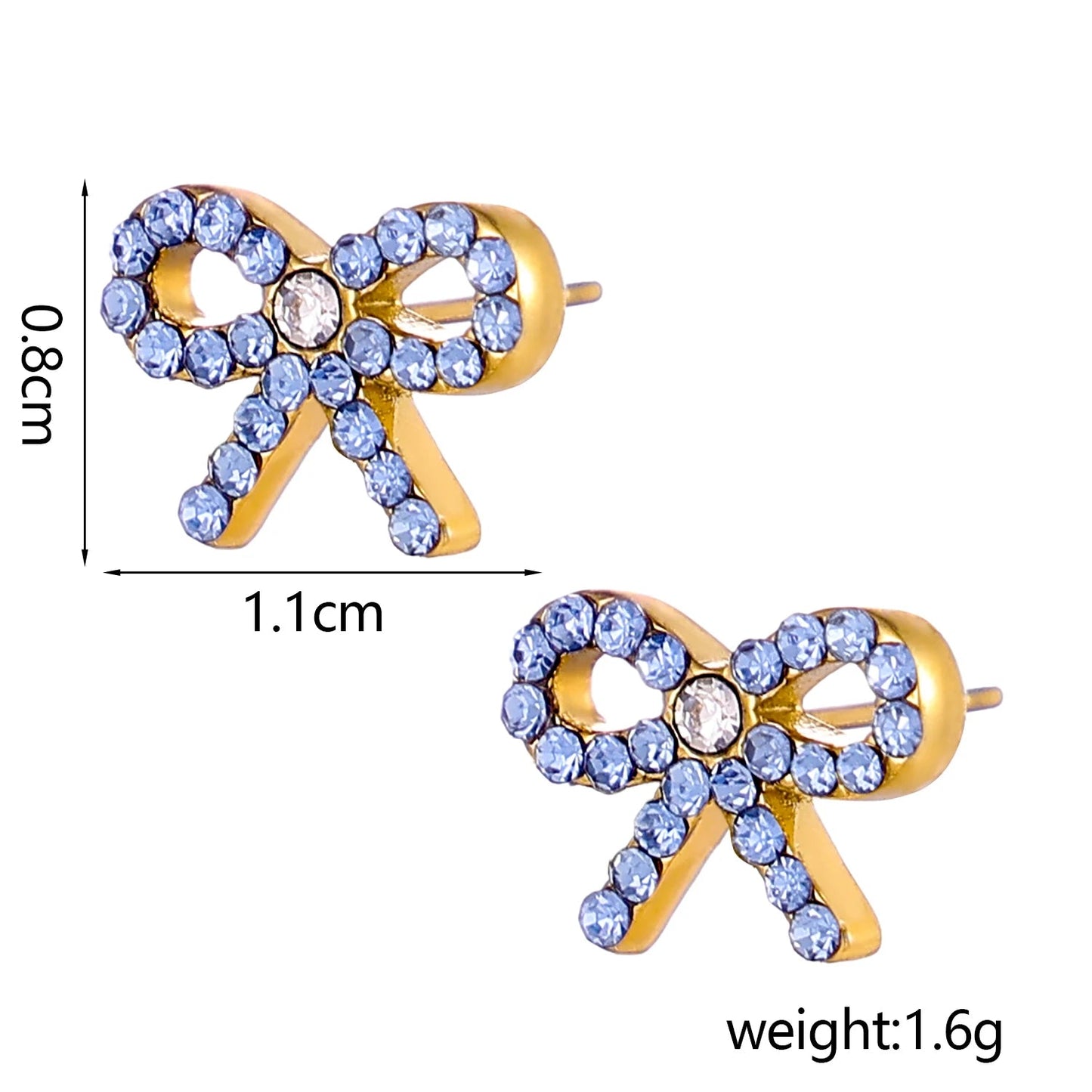 Twinkle Bow Studs
