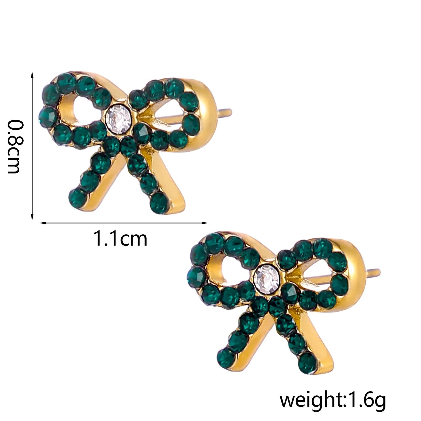 Twinkle Bow Studs
