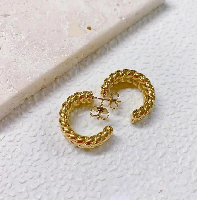 Twist Bold Hoop Earrings