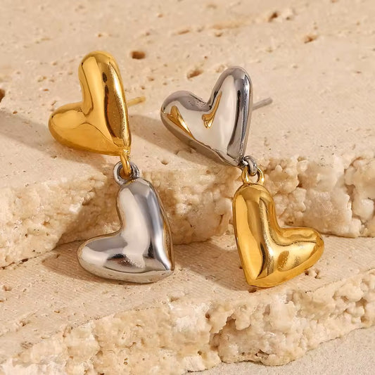LoveDrop Duo Heart Earrings