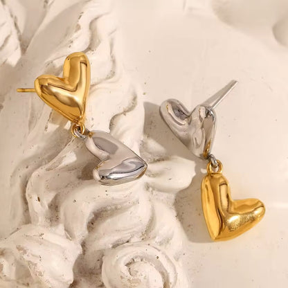 LoveDrop Duo Heart Earrings