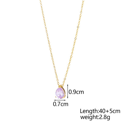 GleamDrop Birthstone Necklace