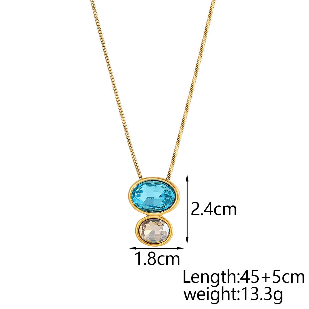 DuoGleam Pendant Necklace