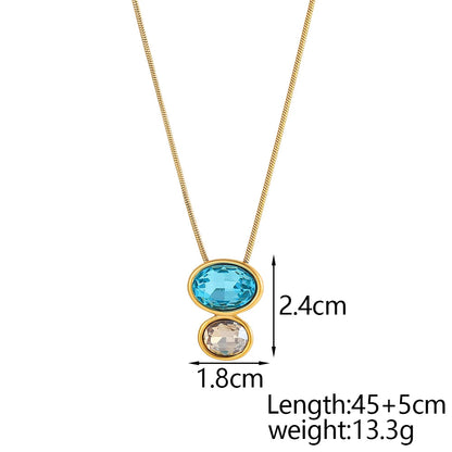 DuoGleam Pendant Necklace
