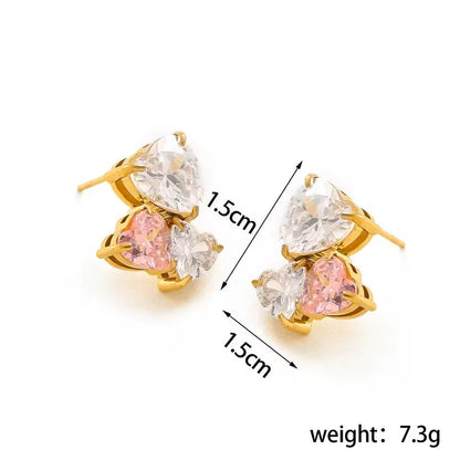 Trinity Heart Crystal Jewelry Set