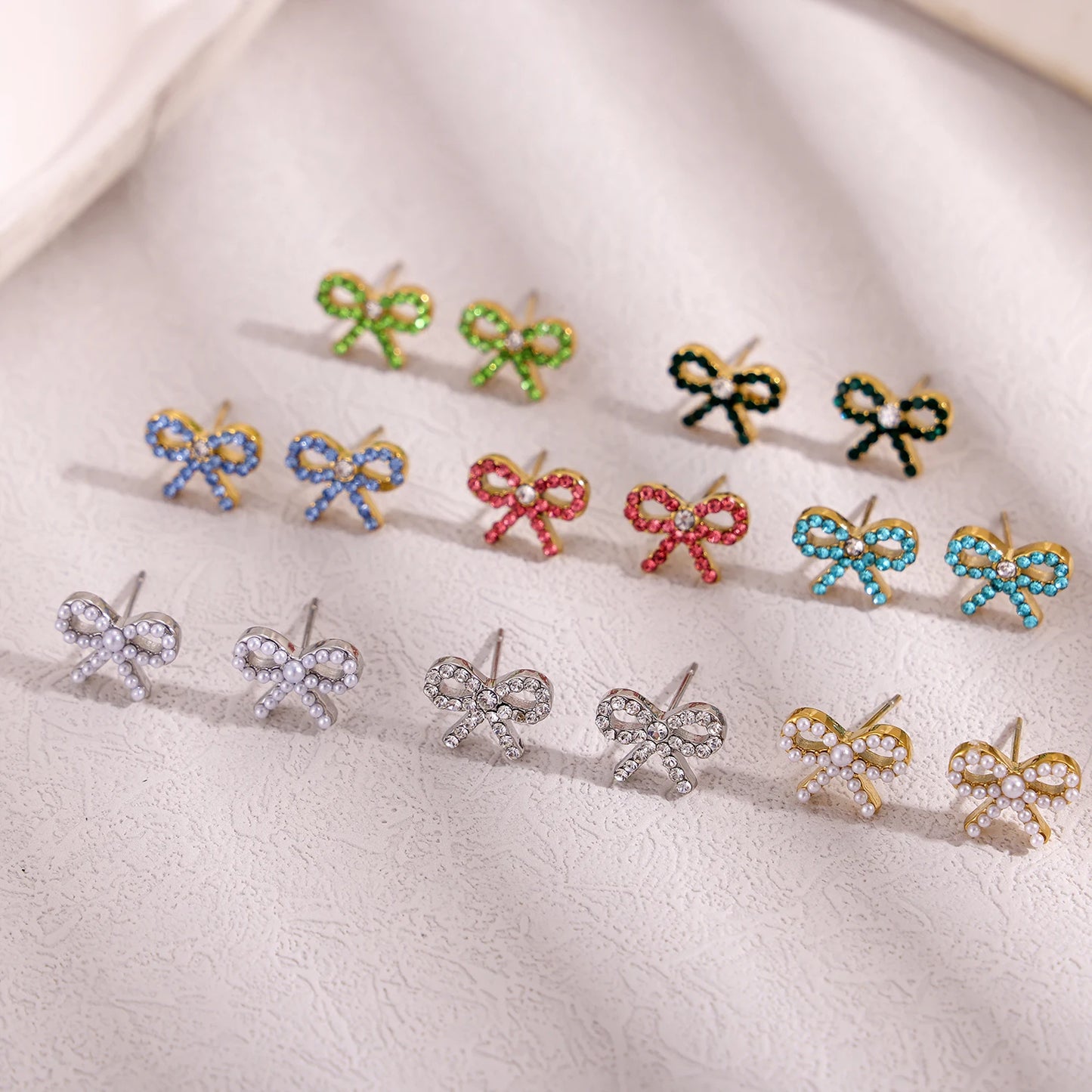 Twinkle Bow Studs