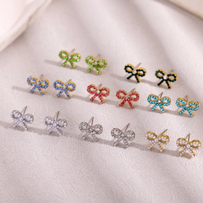 Twinkle Bow Studs