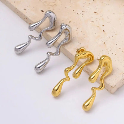 MeltFlow Sculptural Earrings