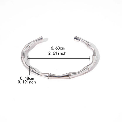 Bamboo Curve Bracelet