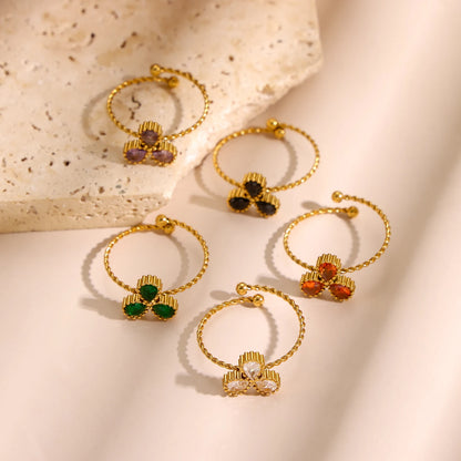 Trilush Gem Ring