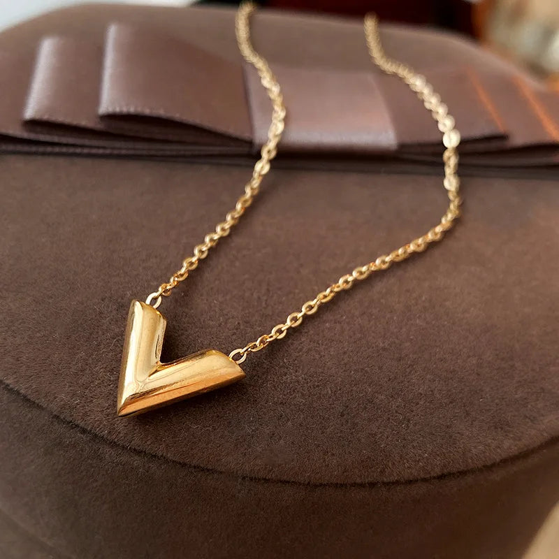 Victory V Necklace