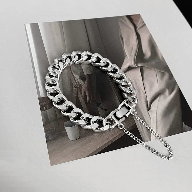 Sliver Cuban Link Chain For Men