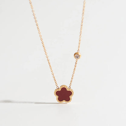 Lucky Bloom Pendant Necklace