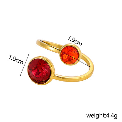 Zircon Glow Adjustable Ring