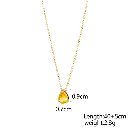 GleamDrop Birthstone Necklace