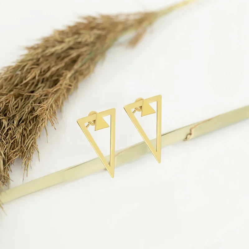 Triangular Chic Stud Earrings