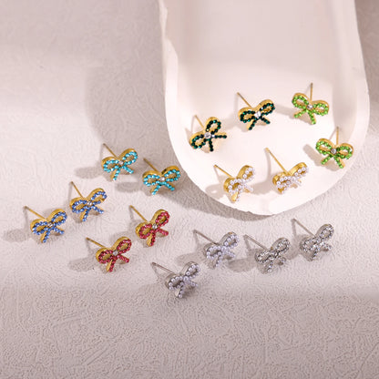Twinkle Bow Studs