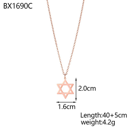 Stellar Hex Star Necklace