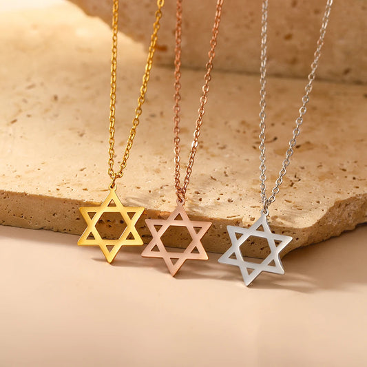 Stellar Hex Star Necklace
