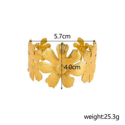 Nature Bloom Cuff Bracelet