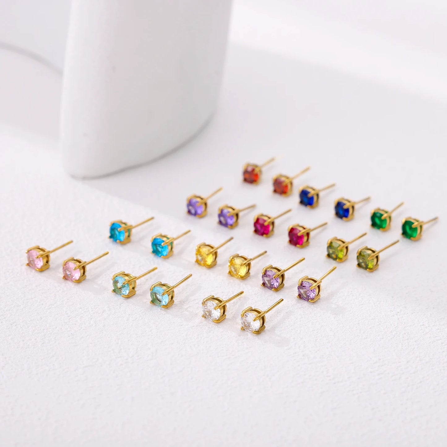 Colorful Gem-Like Earrings