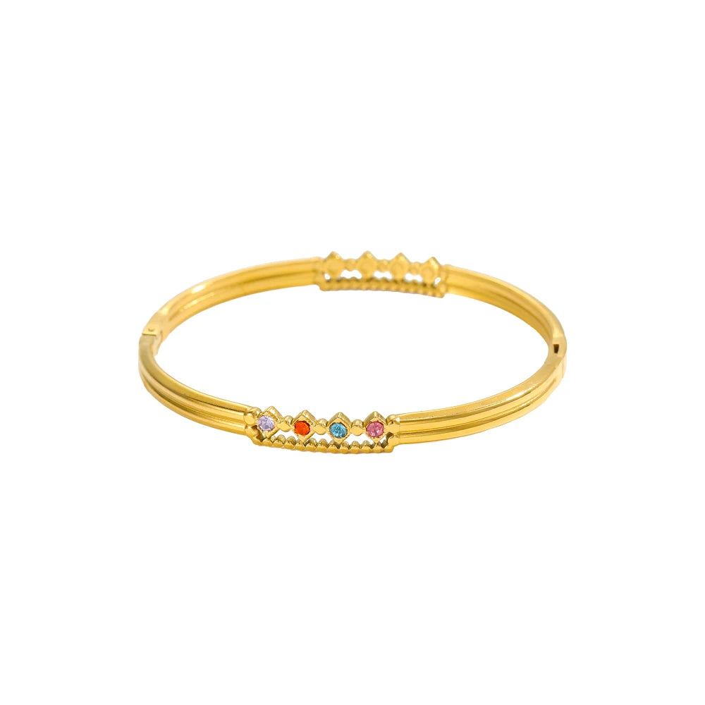 LustreLine Crystal Bangle