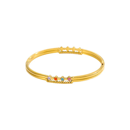 LustreLine Crystal Bangle