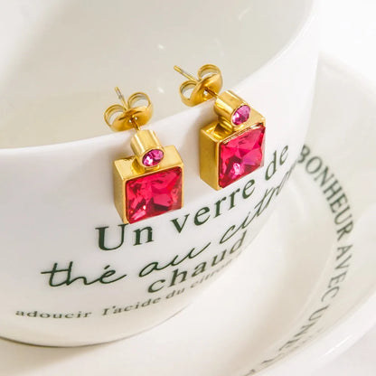 GeoGleam Duo Earrings