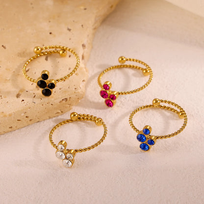 Twinkle Trio Ring