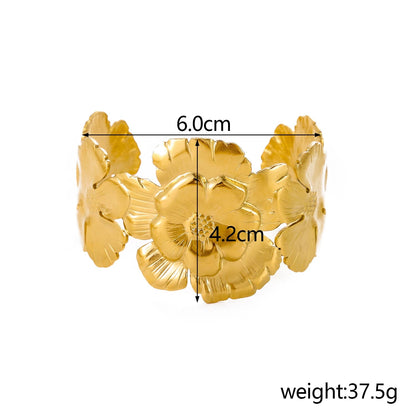 Nature Bloom Cuff Bracelet