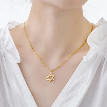 Stellar Hex Star Necklace