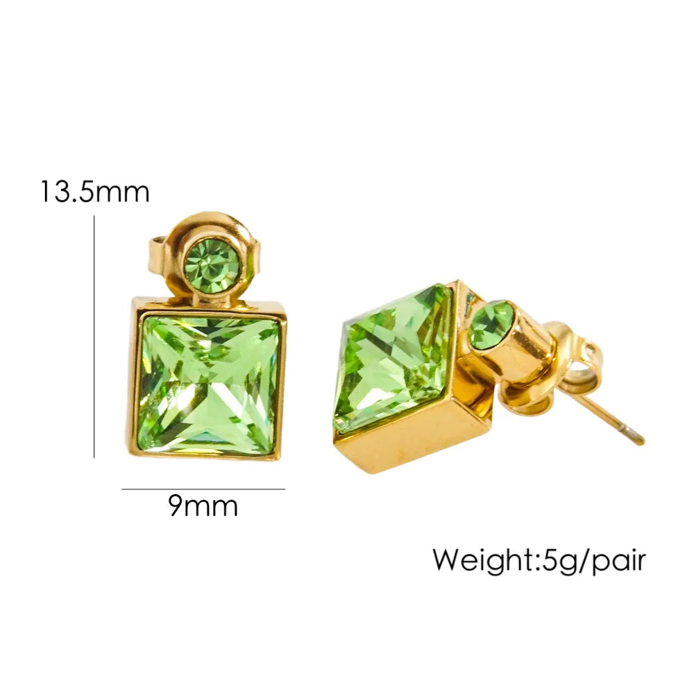 GeoGleam Duo Earrings