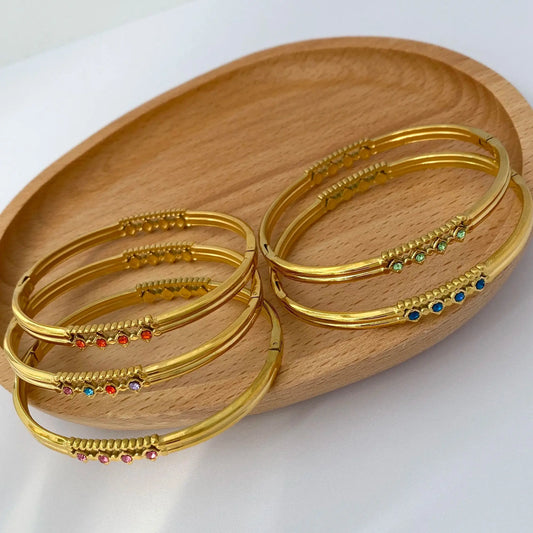LustreLine Crystal Bangle