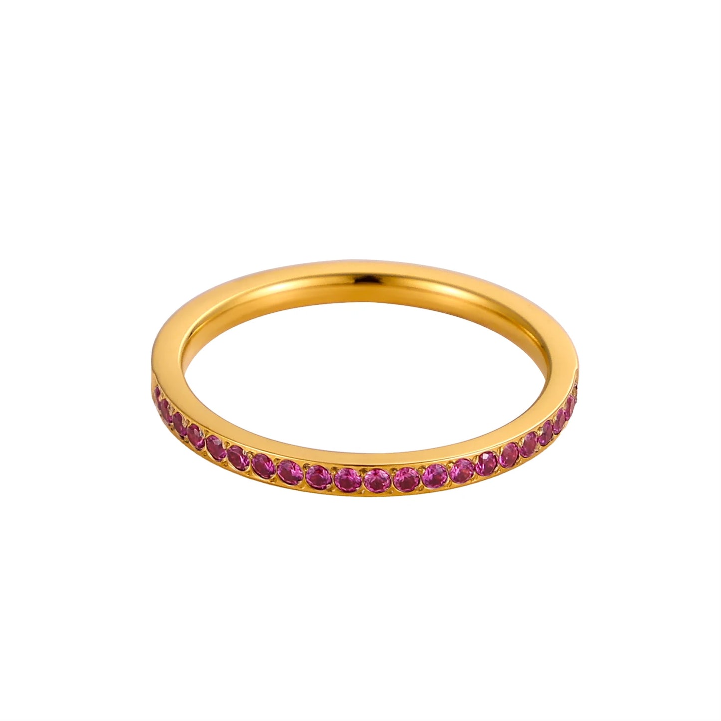 Mini Zircon Birthstone Ring