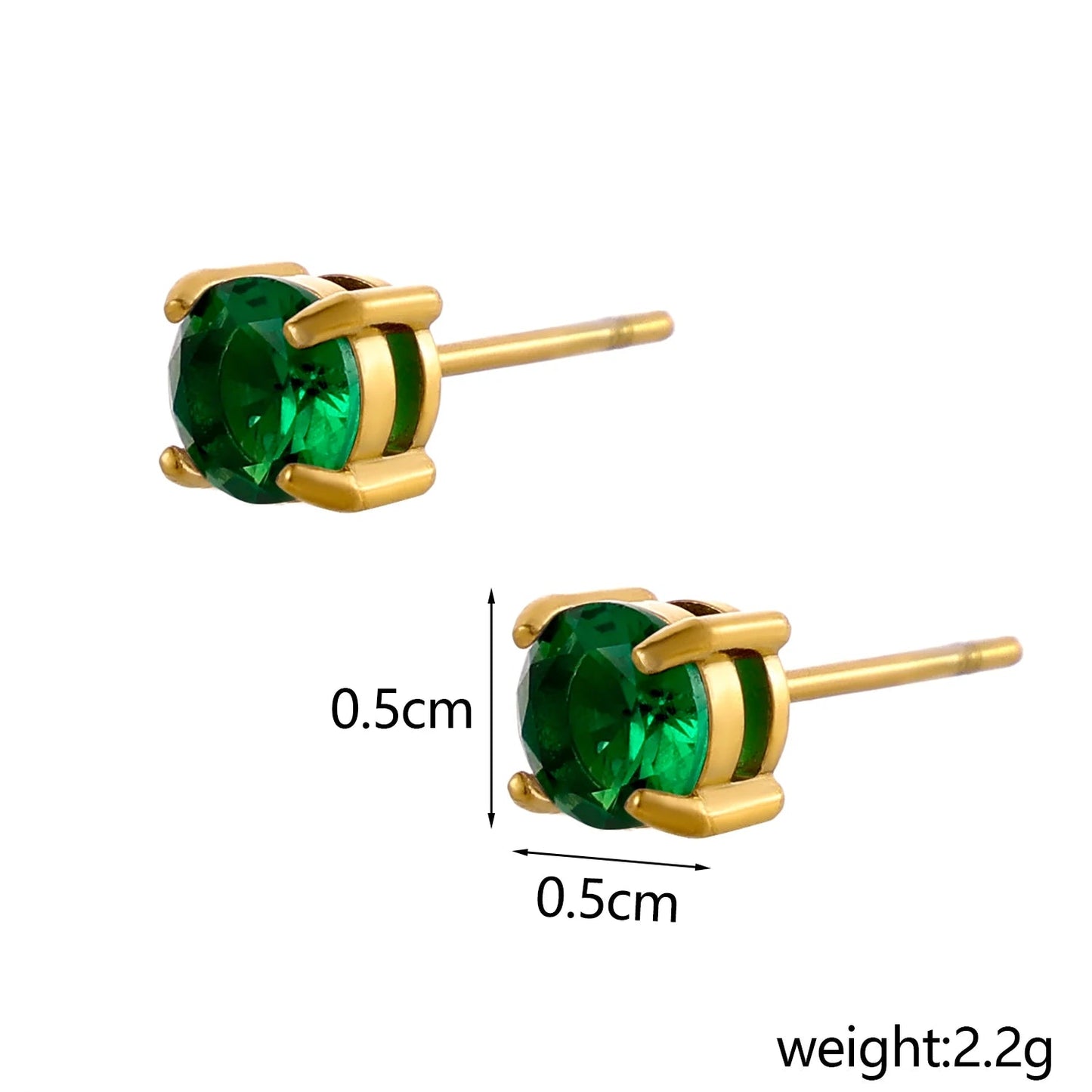 Colorful Gem-Like Earrings