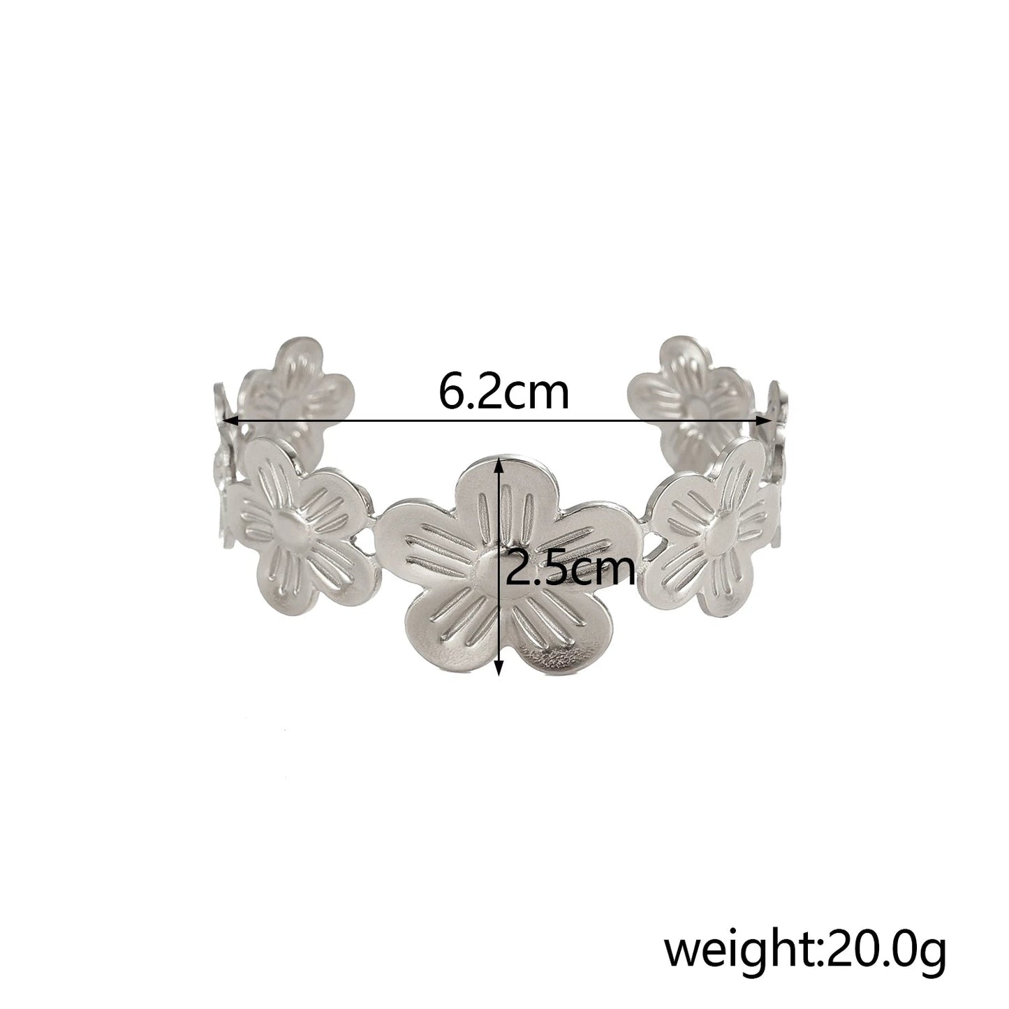 Nature Bloom Cuff Bracelet