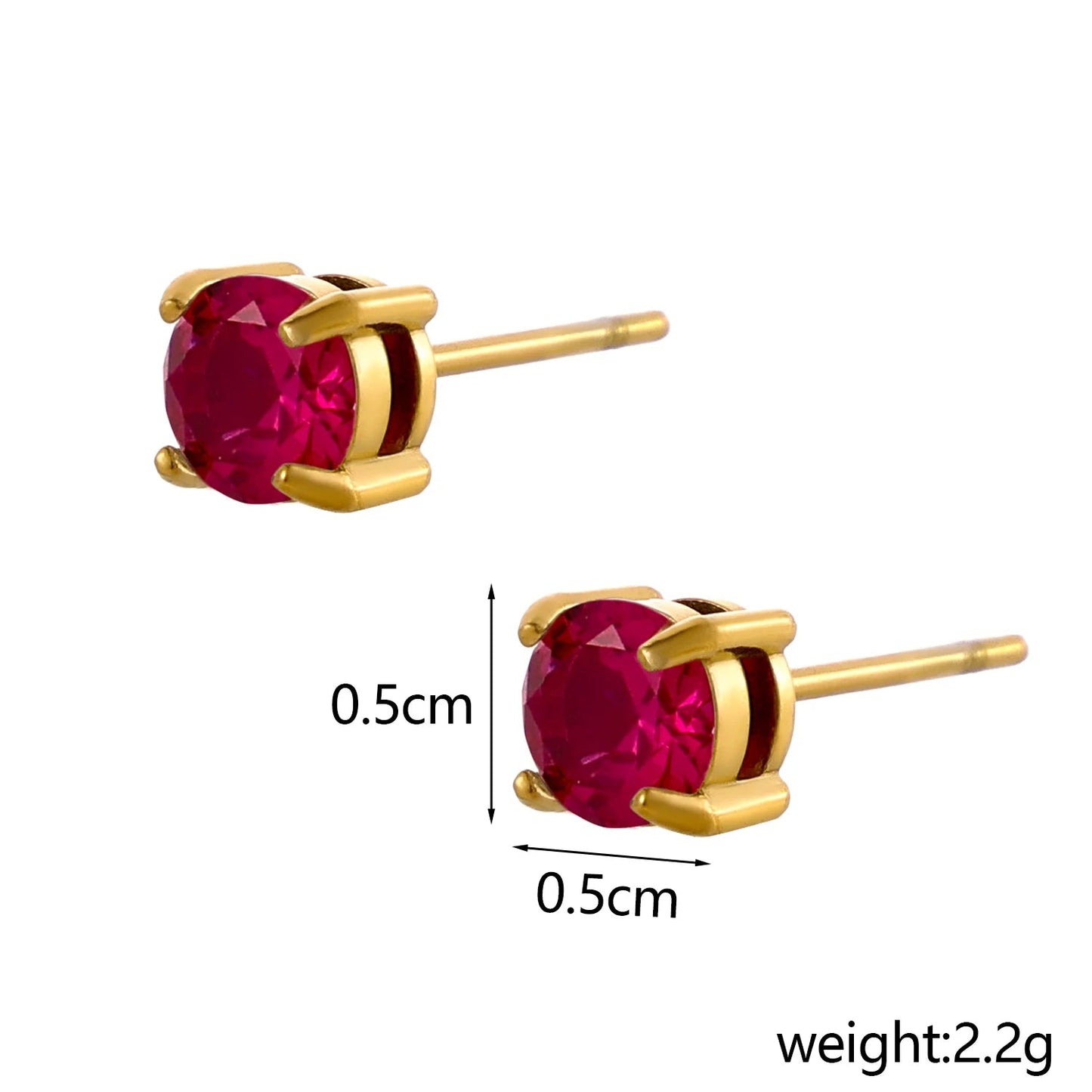 Colorful Gem-Like Earrings