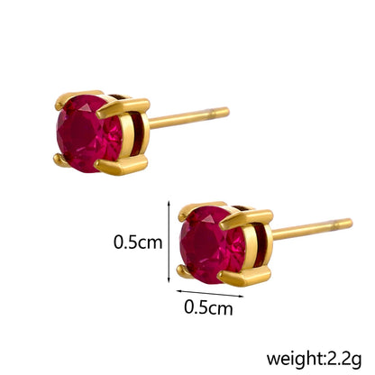 Colorful Gem-Like Earrings