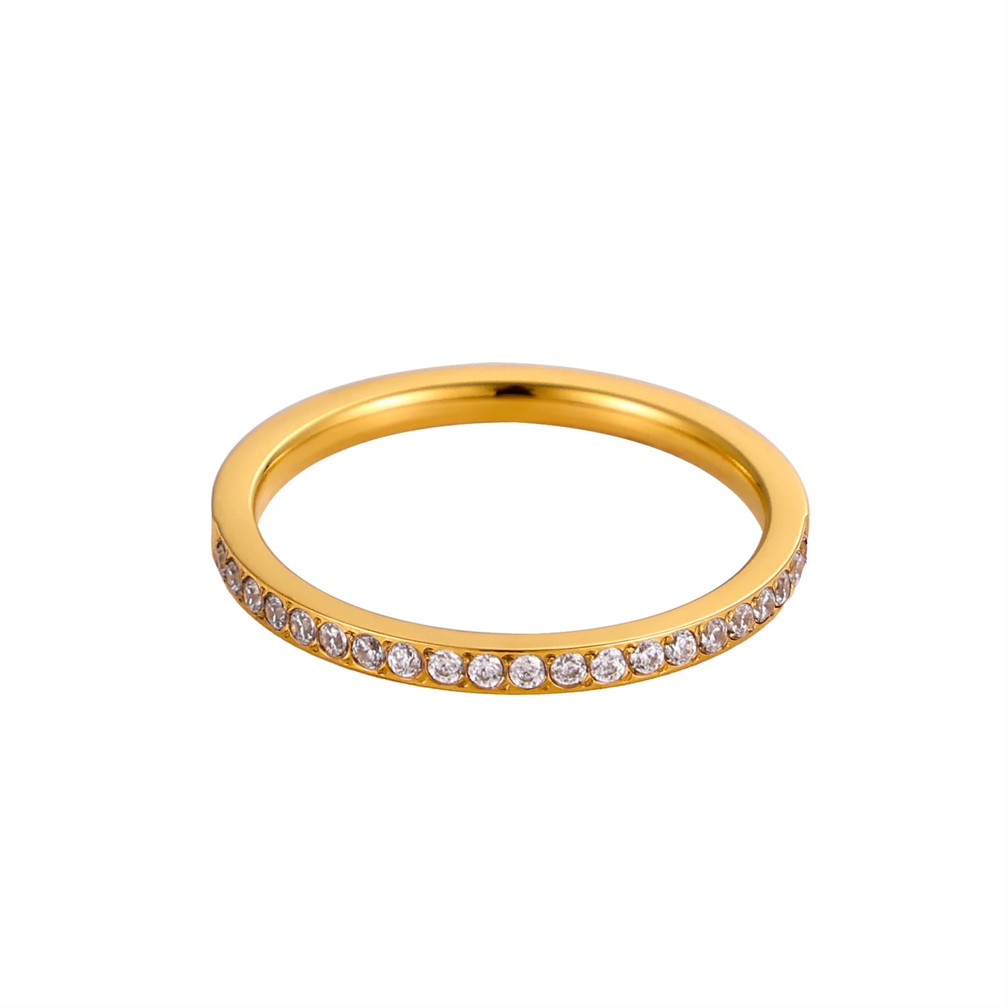 Mini Zircon Birthstone Ring
